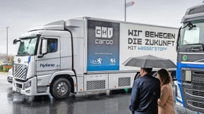 Hessens erster Wasserstoff-Lastwagen