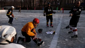 Die Rentner auf dem Eis