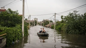 Wasserpegel im Kachowka-Stausee fällt unter kritische Marke