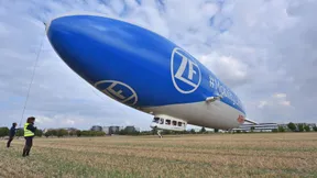 In der fliegenden Zigarre über Rhein-Main
