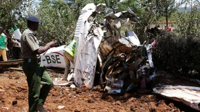 Flugzeug stürzt in Baum