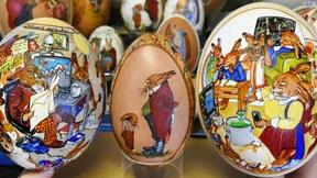 Ostermarkt in Fußgängerzone