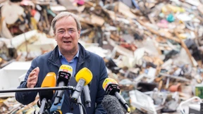 Laschet hat einen schweren Stand im Hochwassergebiet