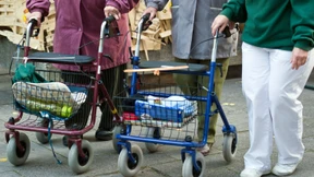 Ältere Menschen sind zu dick