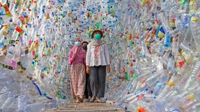 Museum aus Plastikmüll wird Selfie-Spot