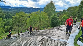 Rutschende Hänge sind jetzt die größte Gefahr