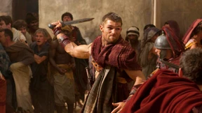 Schwertkämpfer laufen Amok