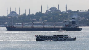 Getreidefrachter auf dem Weg Richtung Libanon