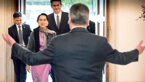 Merkel sagt Burma Unterstützung zu