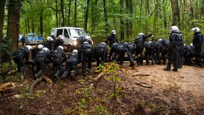 Polizei unterstützt Räumung