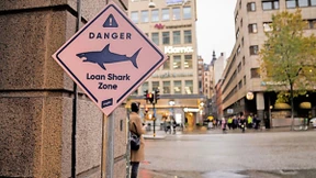 Delfine gegen Kredithaie