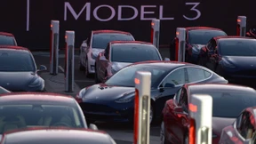 Ein Lastwagen von Tesla