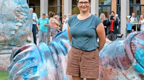 Kunst am Bau: Amorphe Gestalten in Wiesbaden