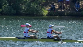 Deutscher Doppelzweier gekentert