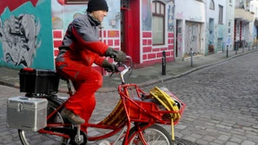 Wenn Handwerker zum Kunden  strampeln