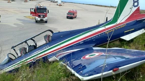 Drei Jets der Frecce Tricolori kollidieren bei Vorführung