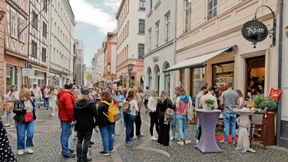 Stoffmarkt und Einkaufssonntag
