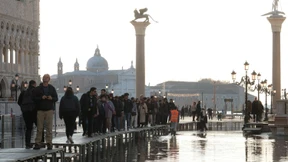 Hochwasser überschwemmt Venedig