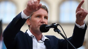 Protest gegen Wahlkampfauftritt von AfD-Politiker Höcke