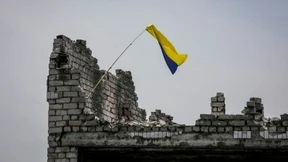 Dorf von russischer Besatzung befreit