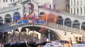 Hunderte demonstrieren in Venedig gegen Bezos-Hochzeit