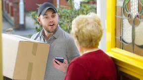 Die Packstation im Erdgeschoss