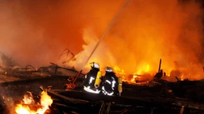 Millionenschaden durch Brand in Holzhandlung