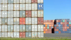 Milliardengrab Frachtcontainer