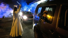 Weihnachtlicher Drive-in-Zirkus in Prag