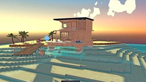 Pixel-Häuser für Hunderttausende Dollar