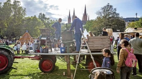 Feiern in der gesamten Wiesbadener Innenstadt