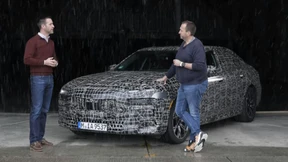 Auf einen 7er BMW mit Technik und Motor