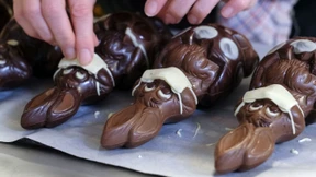 Chocolatiers präsentieren Osterkunstwerke