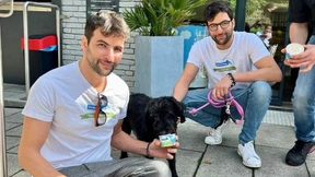 Eis mit Hähnchenleber-Geschmack