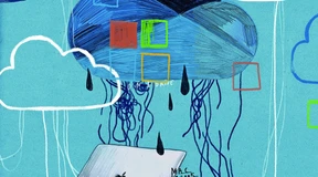 Gewitter in der Datenwolke