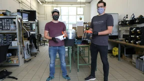 Tüftler im Einsatz gegen Corona