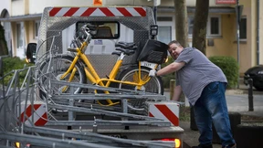 Gelbe Karte fürs fremde Fahrrad