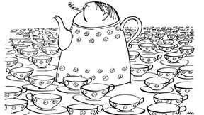 Volle Kanne Karikaturistin