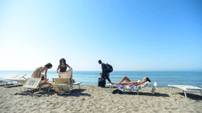 Auch der Strand kriegt die Krise