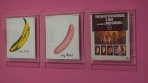 Plattencover werden ausgestellt