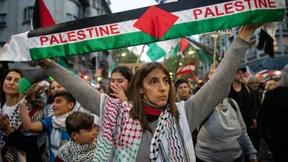 Muslime protestieren gegen Israel und die USA