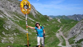 Mit sieben Kilogramm über die Alpen