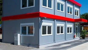 Corona-Tests im Metallcontainer