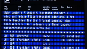 Hunderte Flugausfälle wegen Verdi-Warnstreik