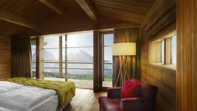 Kaminglimmen mit Alpenglut