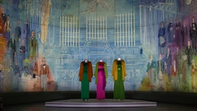 Jubiläumsschau zu Ehren von Designer Yves Saint Laurent