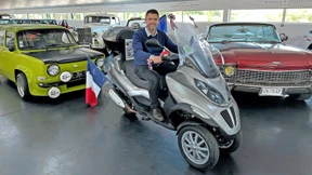 Mit diesem Roller ist François Hollande zu seiner Geliebten gefahren