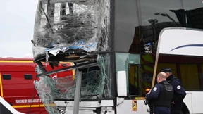 Busunfall in Frankreich mit 23 Verletzten