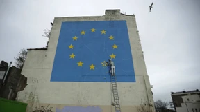 Banksys Brexit-Bild ist verschwunden