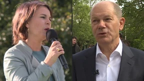 Scholz und Baerbock kämpfen um denselben Wahlkreis